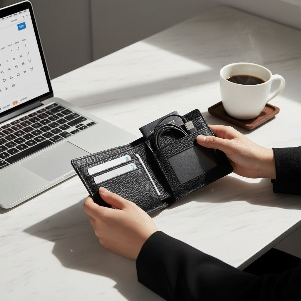Travel Tech Organiser Black Single