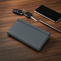 Grey Blue travel tech wallet