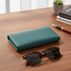 Teal travel tech wallet