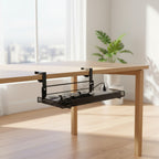 CordNest under-desk cable management tray for cords and power strips
