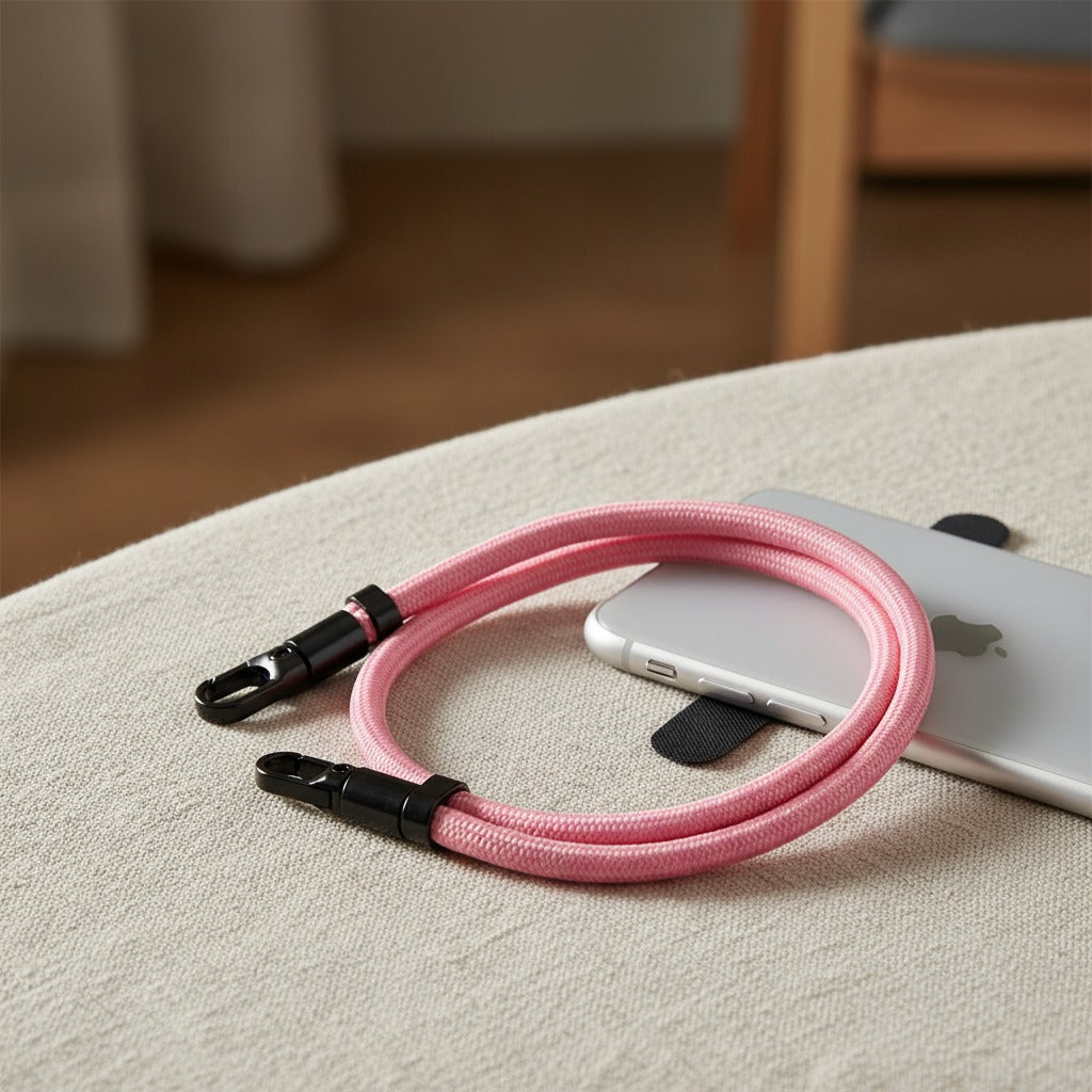 CordNest phone wrist strap for hands-free phone carrying