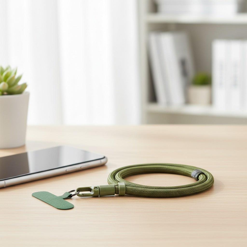 CordNest phone wrist strap for hands-free phone carrying
